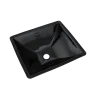 TOTO Legato Rectangular Undermount Bathroom Sink, Vitreous China, Ebony, LT624#51