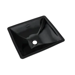 TOTO Legato Rectangular Undermount Bathroom Sink, Vitreous China, Ebony, LT624#51