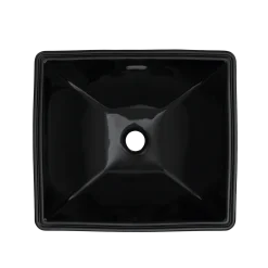 TOTO Legato Rectangular Undermount Bathroom Sink, Vitreous China, Ebony, LT624#51