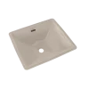 TOTO Legato Rectangular Undermount Bathroom Sink with CEFIONTECT, Bone, Vitreous China, LT624G#03