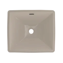 TOTO Legato Rectangular Undermount Bathroom Sink with CEFIONTECT, Bone, Vitreous China, LT624G#03