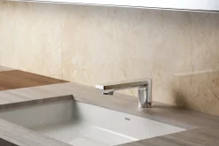 TOTO Libella ECOPOWER 0.35 GPM Electronic Touchless Sensor Bathroom Faucet with Thermostatic Mixing Valve, Polished Chrome, Brass, TEL1A3-D20ET#CP