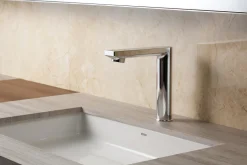 TOTO Libella M ECOPOWER 0.35 GPM Electronic Touchless Sensor Bathroom Faucet, Polished Chrome, Brass, TEL1B3-D20E#CP