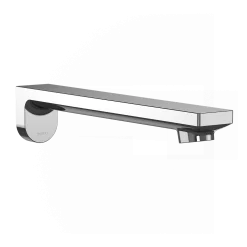TOTO Libella M Wall Mount ECOPOWER 0.35 GPM Electronic Touchless Sensor Bathroom Faucet with Thermostatic Mixing Valve, Polished Chrome, Brass, TEL1D3-D20ET#CP