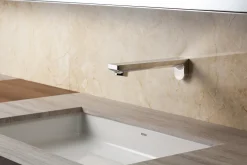TOTO Libella M Wall-Mount ECOPOWER 0.35 GPM Electronic Touchless Sensor Bathroom Faucet, Polished Chrome, Brass, TEL1D3-D20E#CP