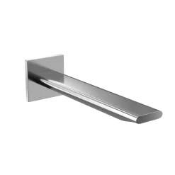 TOTO Libella Wall-Mount AC Powered 0.5 GPM Touchless Bathroom Faucet with Mixing Valve, 10 Second On-Demand Flow, Polished Chrome, Brass, T23L51AM#CP