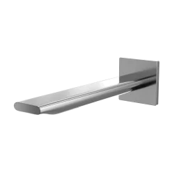 TOTO Libella Wall-Mount ECOPOWER 0.35 GPM Touchless Bathroom Faucet with Mixing Valve, 20 Second On-Demand Flow, Polished Chrome, Brass, T23L32EM#CP