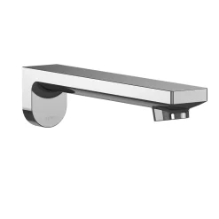 TOTO Libella Wall-Mount ECOPOWER 0.35 GPM Electronic Touchless Sensor Bathroom Faucet with Mixing Valve, Polished Chrome, Brass, TEL1C3-D20EM#CP