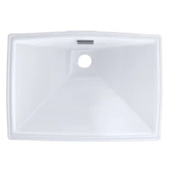 TOTO Lloyd Rectangular Undermount Bathroom Sink, Cotton White, Vitreous China, LT931#01