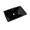 TOTO Lloyd Rectangular Undermount Bathroom Sink, Ebony, Vitreous China, LT931#51