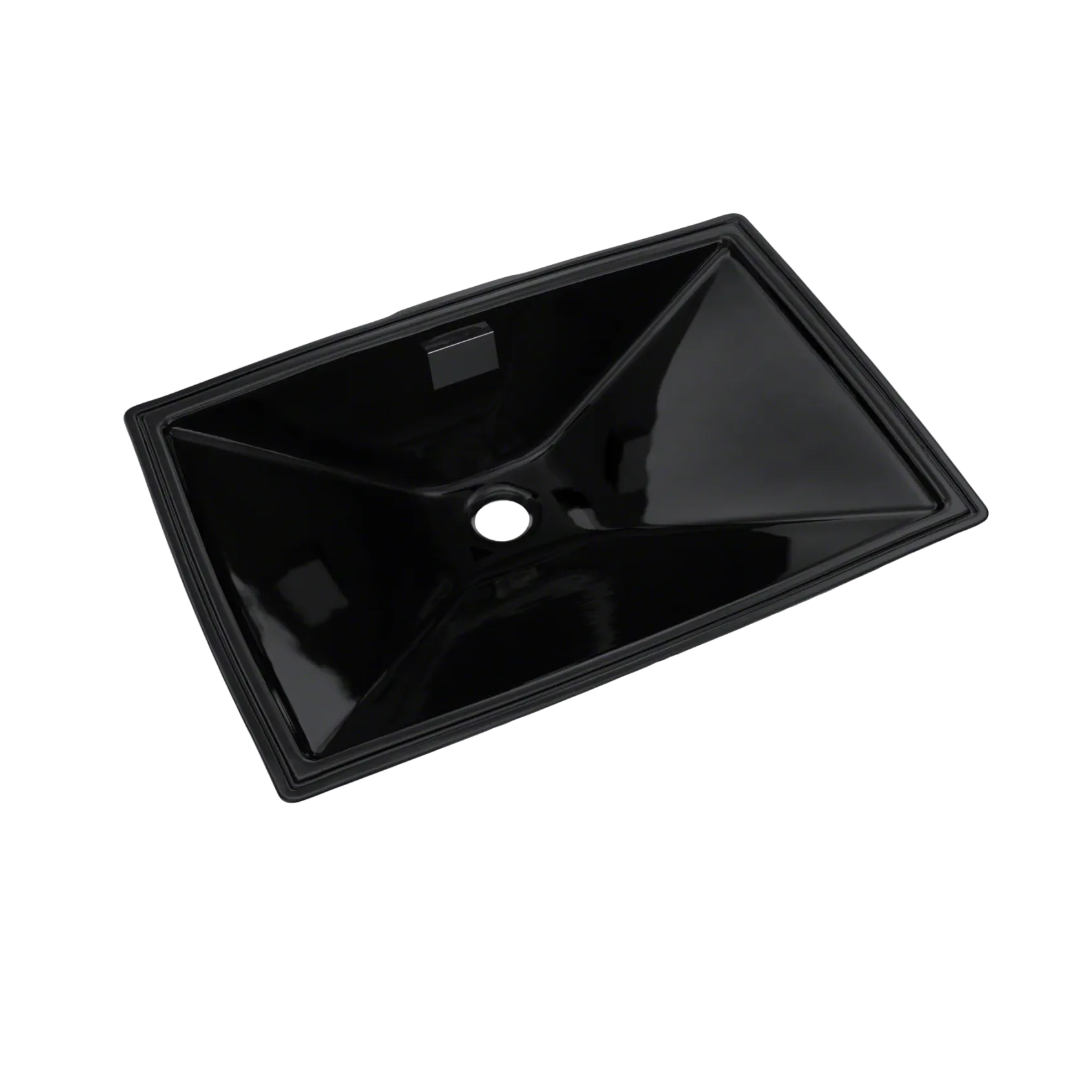 TOTO Lloyd Rectangular Undermount Bathroom Sink, Ebony, Vitreous China, LT931#51