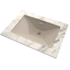 TOTO Lloyd Rectangular Undermount Bathroom Sink, Bone, Vitreous China, LT931#03