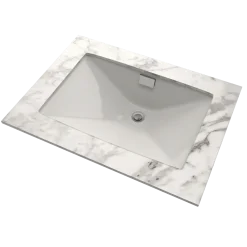 TOTO Lloyd Rectangular Undermount Bathroom Sink, Colonial White, Vitreous China, LT931#11