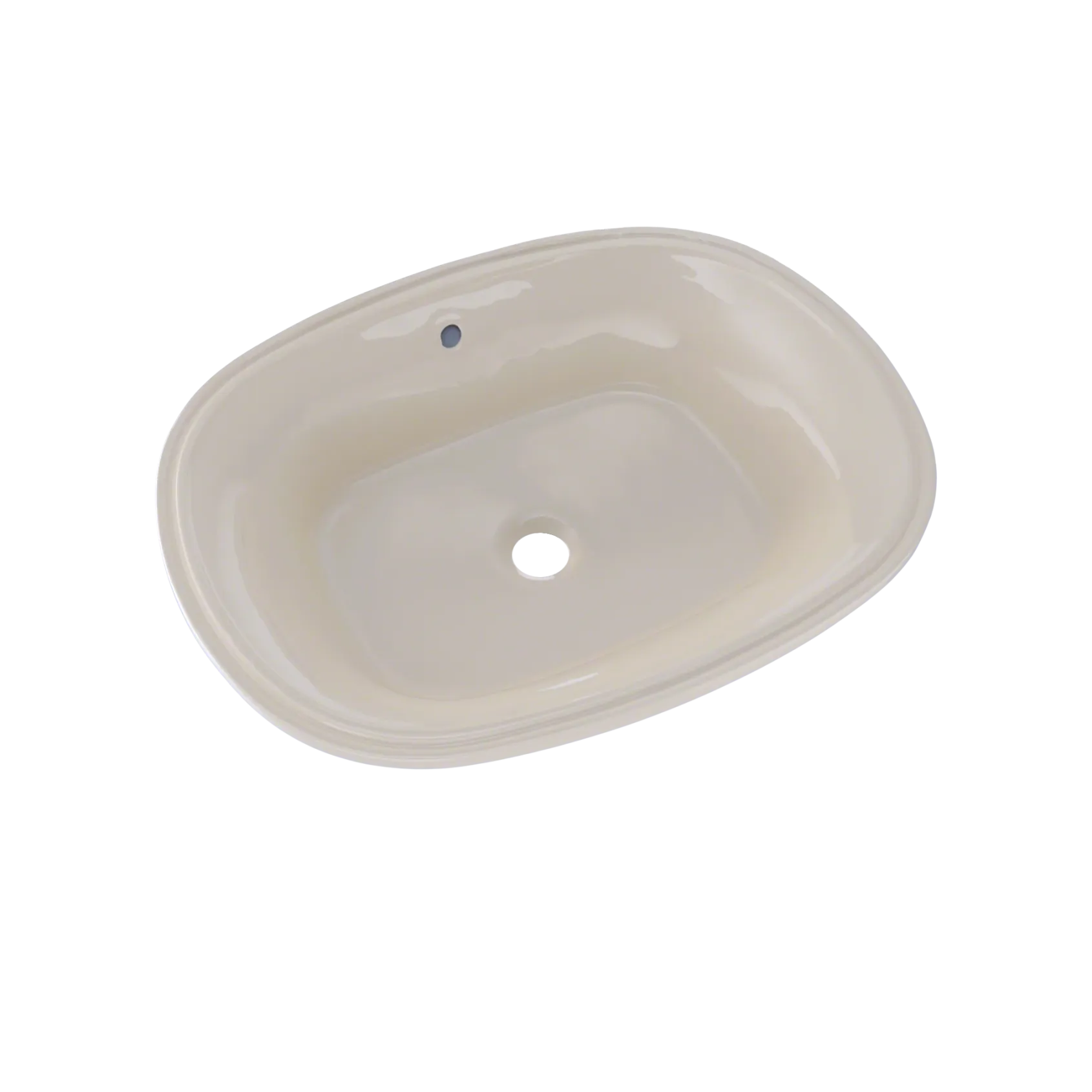 TOTO Maris 20-5/16" x 15-9/16" Oval Undermount Bathroom Sink with CEFIONTECT, Sedona Beige, Vitreous China, LT481G#12