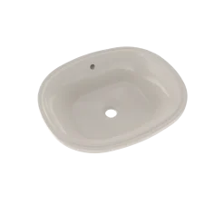 TOTO Maris 17-5/8" x 14-9/16" Oval Undermount Bathroom Sink with CEFIONTECT, Sedona Beige, Vitreous China, LT483G#12