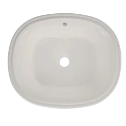 TOTO Maris 17-5/8" x 14-9/16" Oval Undermount Bathroom Sink with CEFIONTECT, Colonial White, Vitreous China, LT483G#11