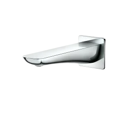 TOTO Modern S Wall Tub Spout, Polished Chrome, Brass, TBG02001U#CP