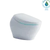 TOTO NEOREST NX2 Dual Flush 1.0 or 0.8 GPF Toilet with Integrated Bidet Seat and EWATER+ and ACTILIGHT, Cotton White, Vitreous China, MS903CUMFX#01