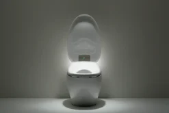TOTO NEOREST NX2 Dual Flush 1.0 or 0.8 GPF Toilet with Integrated Bidet Seat and EWATER+ and ACTILIGHT, Cotton White, Vitreous China, MS903CUMFX#01