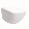 TOTO NEOREST WX1 Dual Flush 1.2 or 0.8 GPF Wall-Hung Toilet with Integrated Bidet Seat and eWater+, Cotton White, Vitreous China|Plastic, CWT9538CEMFG#01