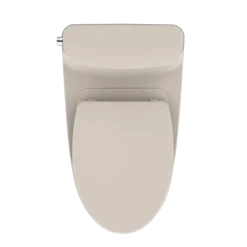 TOTO Nexus 1G One-Piece Elongated 1.0 GPF Universal Height Toilet with CEFIONTECT and SS124 SoftClose Seat, WASHLET+ Ready, Sedona Beige, Vitreous China, MS642124CUFG#12