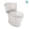 TOTO Nexus 1G Two-Piece Elongated 1.0 GPF Universal Height Toilet with CEFIONTECT and SS124 SoftClose Seat, WASHLET+ Ready, Colonial White, Vitreous China, MS442124CUFG#11