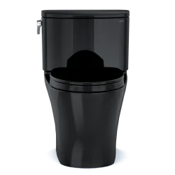 TOTO Nexus 1G Two-Piece Elongated 1.0 GPF Universal Height Toilet with SS124 SoftClose Seat, WASHLET+ Ready, Ebony, Vitreous China, MS442124CUF#51