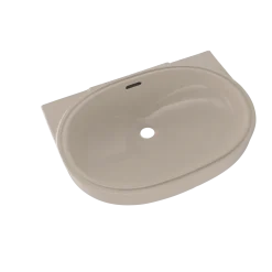 TOTO Oval 19-11/16" x 13-3/4" Undermount Bathroom Sink with CEFIONTECT, Bone, Vitreous China, LT546G#03