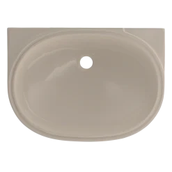 TOTO Oval 19-11/16" x 13-3/4" Undermount Bathroom Sink with CEFIONTECT, Bone, Vitreous China, LT546G#03