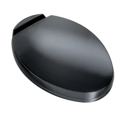TOTO Oval SoftClose Non Slamming, Slow Close Elongated Toilet Seat and Lid, Ebony, Plastic, SS204#51