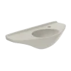 TOTO Oval Wall-Mount Bathroom Sink with CEFIONTECT, Sedona Beige, Vitreous China, LT650G#12
