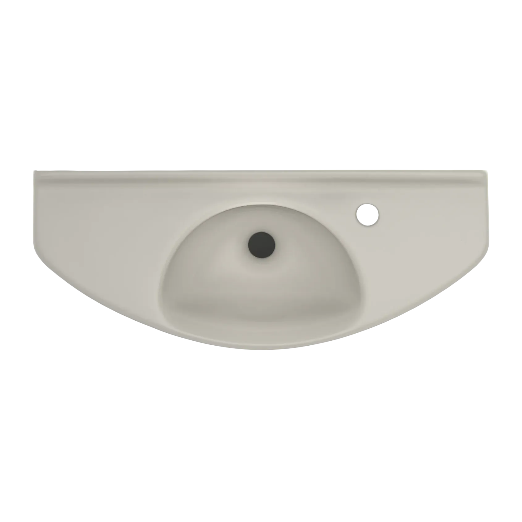 TOTO Oval Wall-Mount Bathroom Sink with CEFIONTECT, Sedona Beige, Vitreous China, LT650G#12
