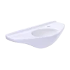 TOTO Oval Wall-Mount Bathroom Sink with CEFIONTECT, Cotton White, Vitreous China, LT650G#01