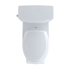 TOTO Promenade II One-Piece Elongated 1.28 GPF Universal Height Toilet with CEFIONTECT, Sedona Beige, Vitreous China, MS814224CEFG#12