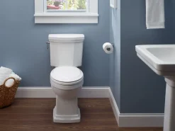TOTO Promenade II Two-Piece Elongated 1.28 GPF Universal Height Toilet with CEFIONTECT, Sedona Beige, Vitreous China, CST404CEFG#12