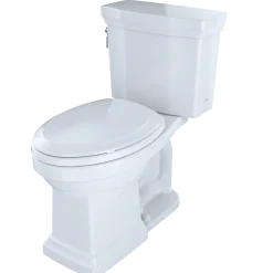TOTO Promenade II Two-Piece Elongated 1.28 GPF Universal Height Toilet with CEFIONTECT, Sedona Beige, Vitreous China, CST404CEFG#12