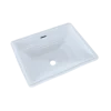 TOTO Promenade Rectangular Undermount Bathroom Sink, Cotton White, Vitreous China, LT533#01