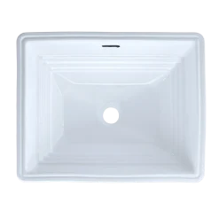 TOTO Promenade Rectangular Undermount Bathroom Sink, Cotton White, Vitreous China, LT533#01