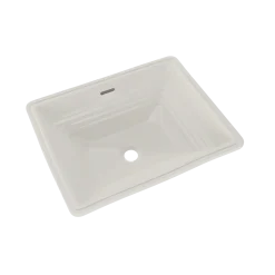 TOTO Promenade Rectangular Undermount Bathroom Sink, Colonial White, Vitreous China, LT533#11