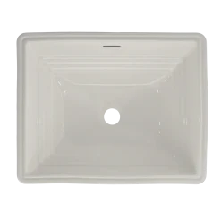 TOTO Promenade Rectangular Undermount Bathroom Sink, Colonial White, Vitreous China, LT533#11