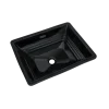 TOTO Promenade Rectangular Undermount Bathroom Sink, Ebony, Vitreous China, LT533#51