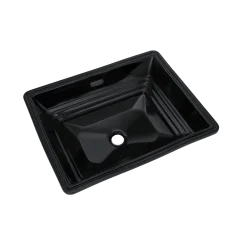 TOTO Promenade Rectangular Undermount Bathroom Sink, Ebony, Vitreous China, LT533#51