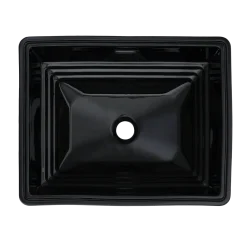 TOTO Promenade Rectangular Undermount Bathroom Sink, Ebony, Vitreous China, LT533#51