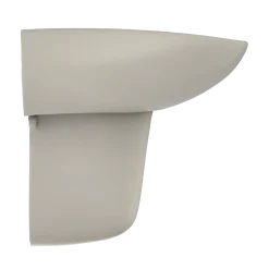 TOTO Prominence Oval Wall-Mount Bathroom Sink with CEFIONTECT and Shroud for 8 Inch Center Faucets, Bone, Vitreous China, LHT242.8G#03