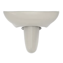 TOTO Prominence Oval Wall-Mount Bathroom Sink with CEFIONTECT and Shroud for 8 Inch Center Faucets, Sedona Beige, Vitreous China, LHT242.8G#12