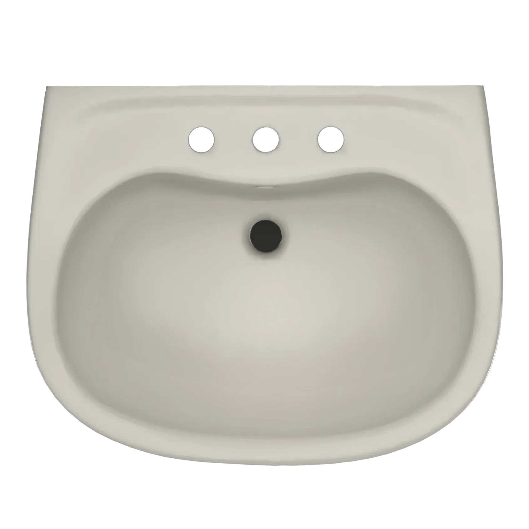 TOTO Prominence Oval Wall-Mount Bathroom Sink with CEFIONTECT and Shroud for 8 Inch Center Faucets, Sedona Beige, Vitreous China, LHT242.8G#12