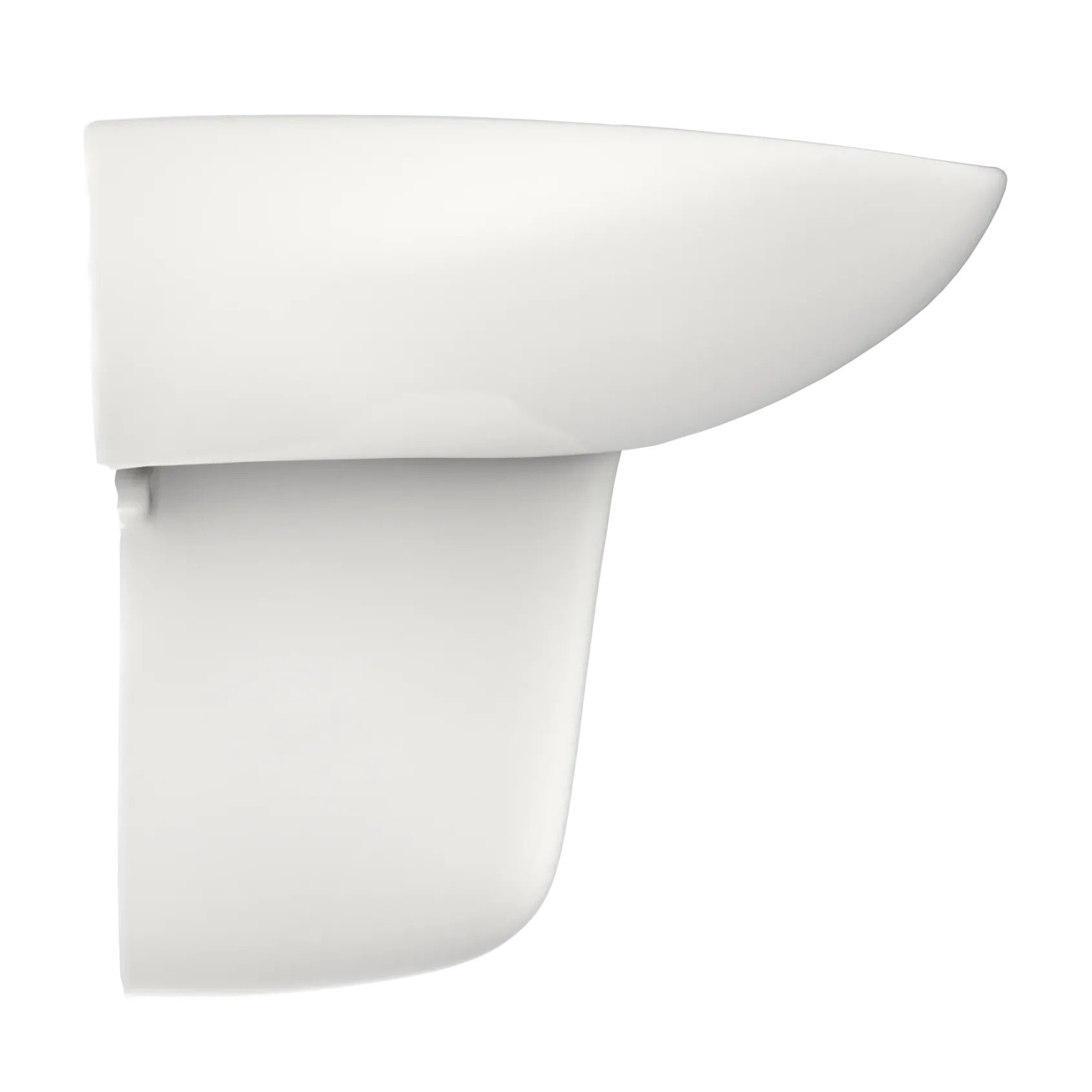 TOTO Prominence Oval Wall-Mount Bathroom Sink with CEFIONTECT and Shroud for 4 Inch Center Faucets, Colonial White, Vitreous China, LHT242.4G#11