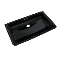 TOTO Rectangular Undermount Bathroom Sink, Ebony, Vitreous China, LT191#51