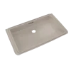 TOTO Rectangular Undermount Bathroom Sink with CEFIONTECT, Bone, Vitreous China, LT191G#03