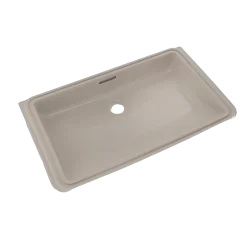 TOTO Rectangular Undermount Bathroom Sink with CEFIONTECT, Bone, Vitreous China, LT191G#03